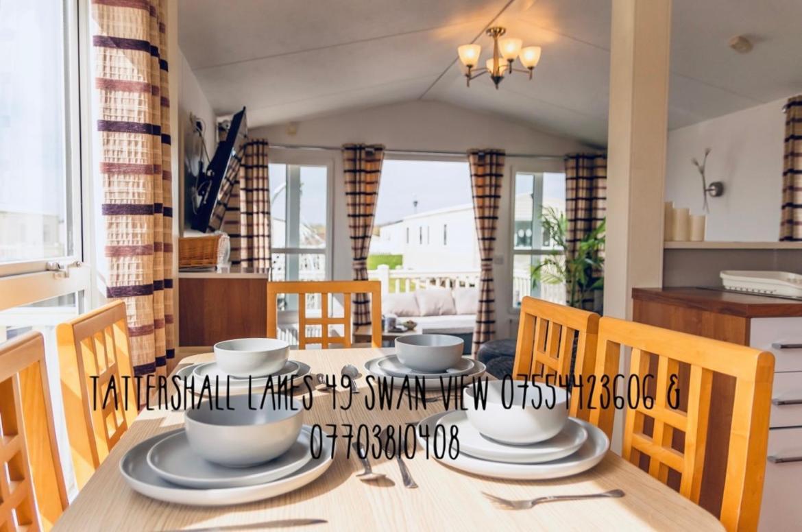 Swan View Retreats # Hottub # Egg Chair # Bbq & Bikes Included 8 Berth Tattershall Exterior foto